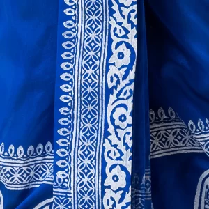 Handblock Print Dupion Dhoti For Men - Image 6