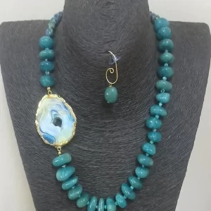 Stone Long Necklace - Image 1