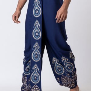 Nakshi Handblock Printed Dhoti For Men - Image 4