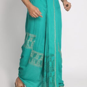Nakshi Handblock Printed Dhoti For Men - Image 2