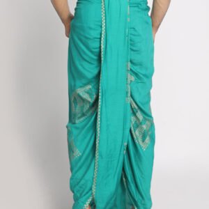 Nakshi Handblock Printed Dhoti For Men - Image 3